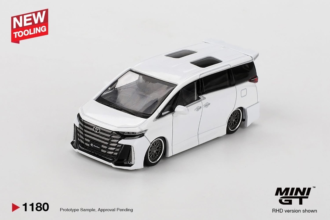 預訂 Pre Order - MiniGT 1180 Toyota Vellfire 40 KUHL White