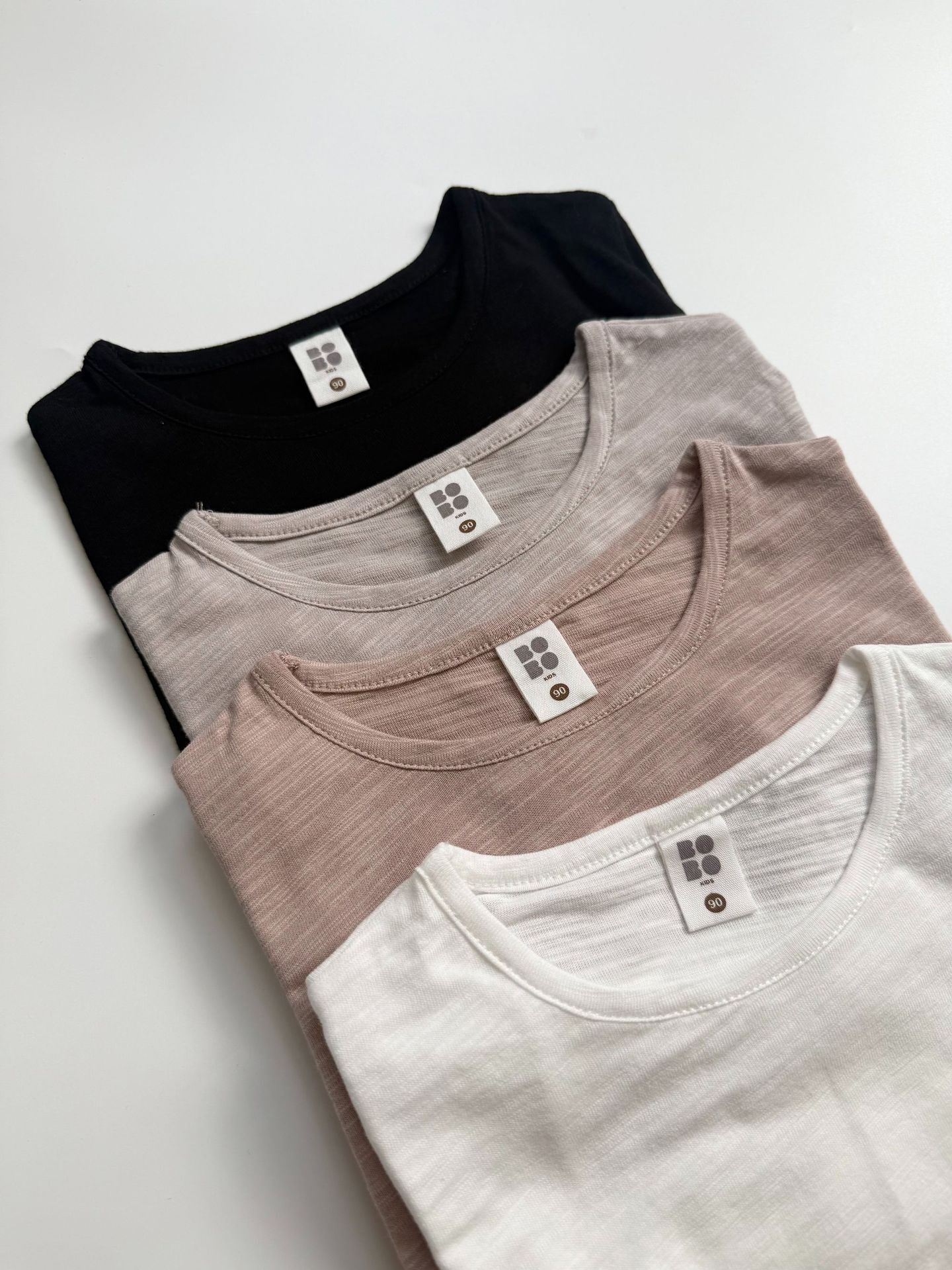 竹節棉圓擺親子上衣(90-150/F)