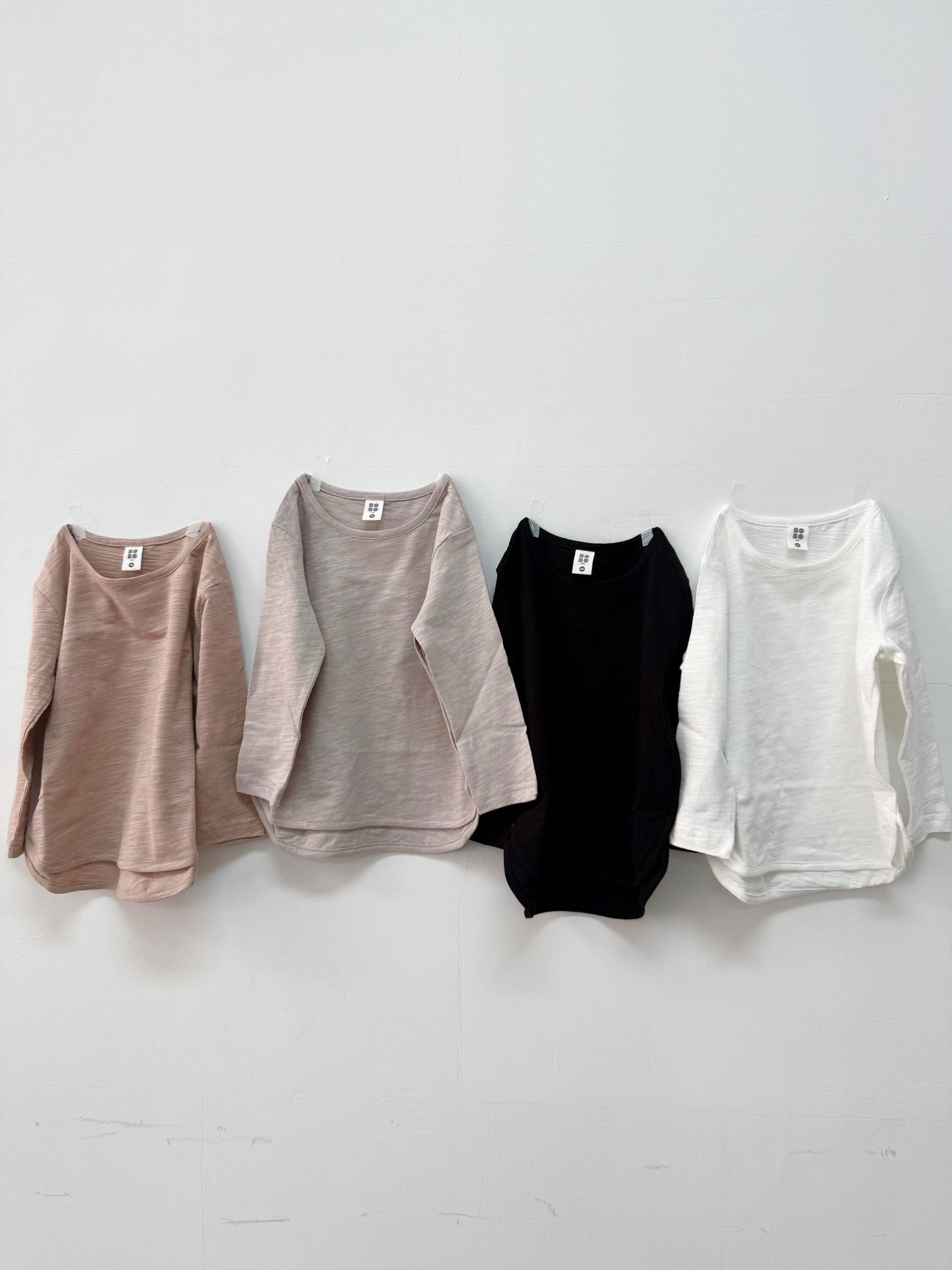 竹節棉圓擺親子上衣(90-150/F)