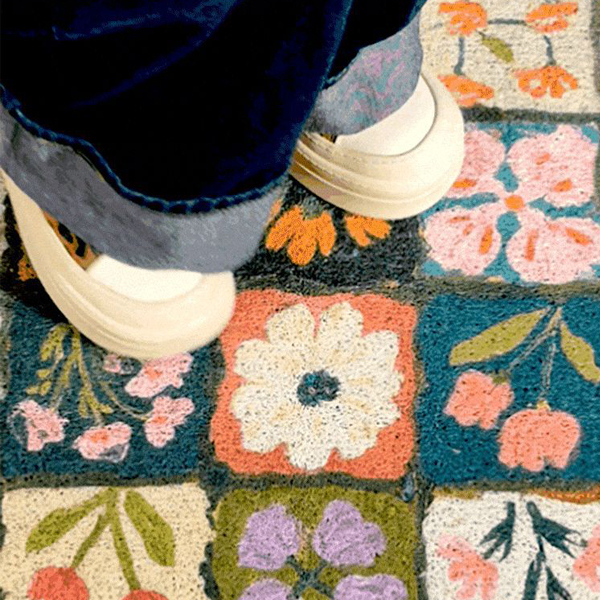 油畫花田入門用除塵地墊