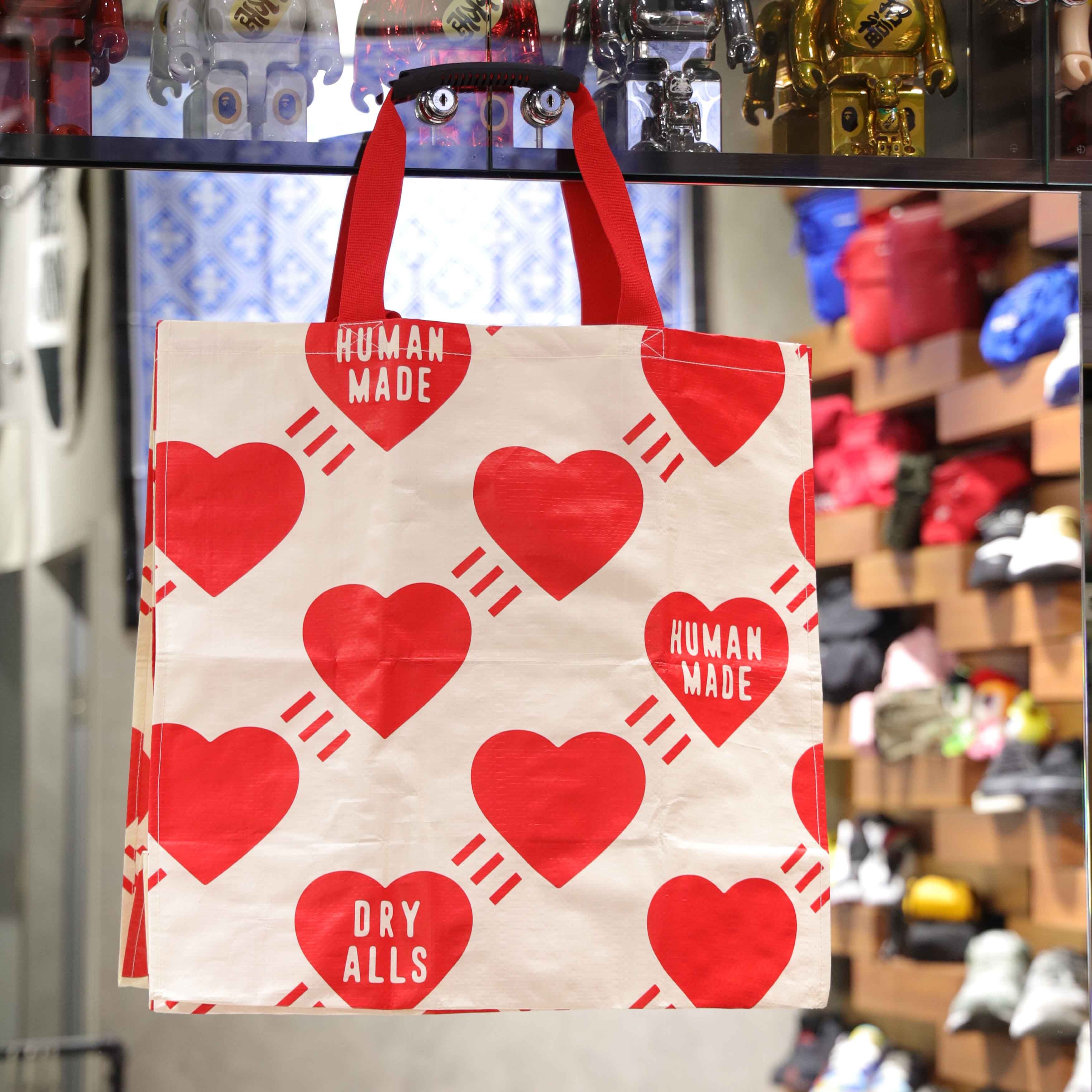 -(B018)-HUMAN MADE HEART SHOPPING BAG 愛心 購物袋