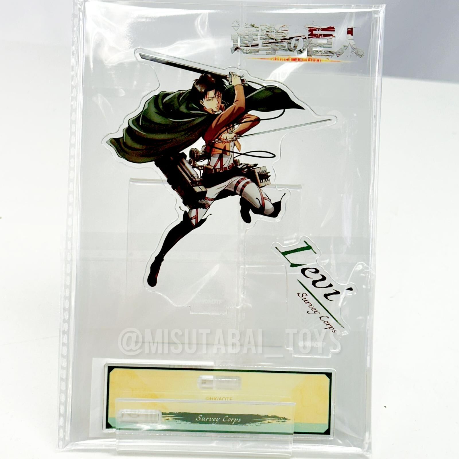 進擊的巨人 兵長 立體機動裝置版 大型壓克力立牌（含配件）