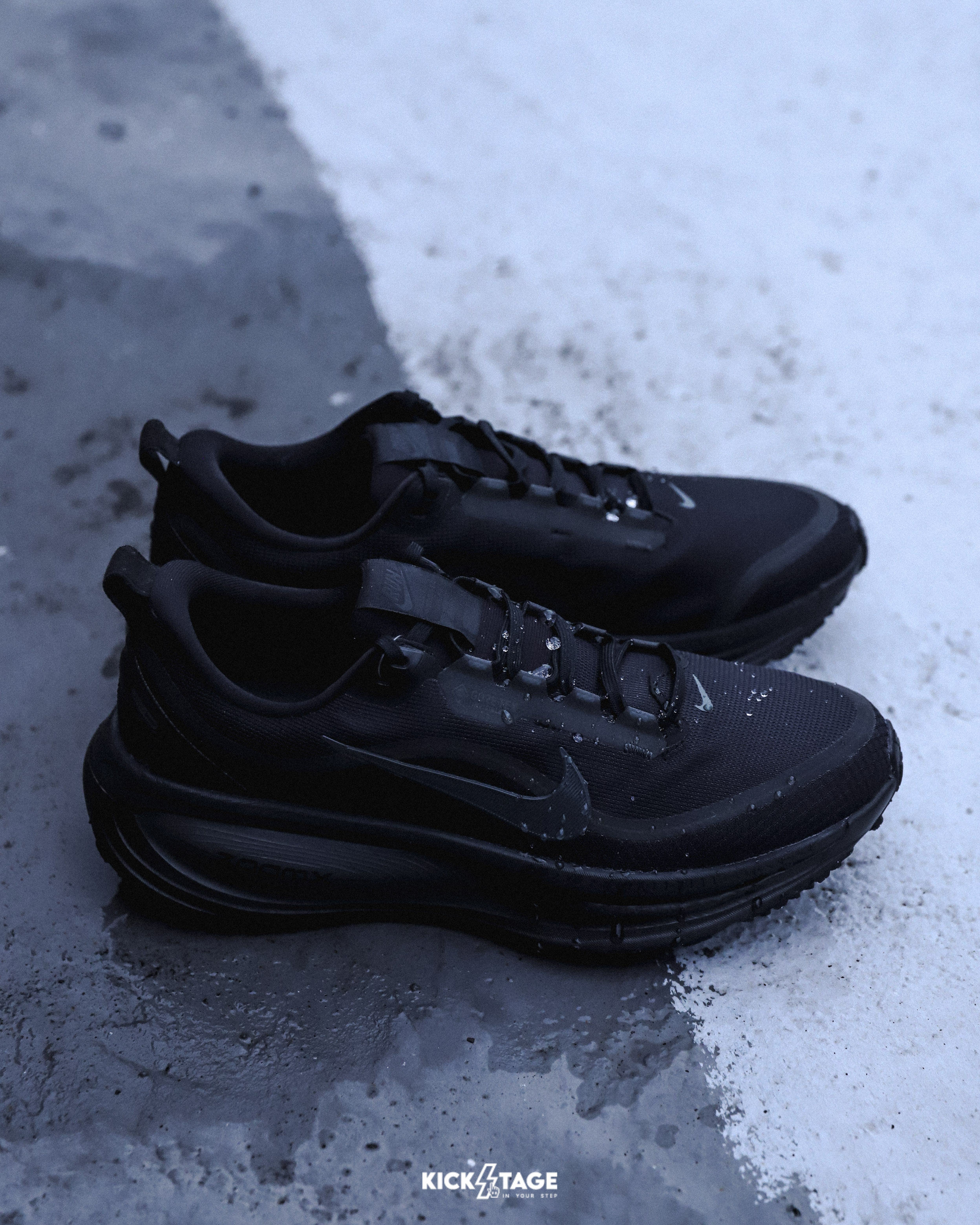 男鞋 NIKE VOMERO 18 GTX GORE-TEX 黑色 氣墊 防水 反光 回彈 運動鞋【HQ7001-001】