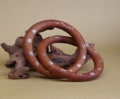 0105LH38-龍虎山DM-棗木十字+諱字鑲銀前坤圈（A38)