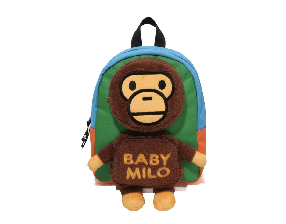 【BAPE配件】0103 發售  小款 BABY MILO MULTI COLOR DAYPACK