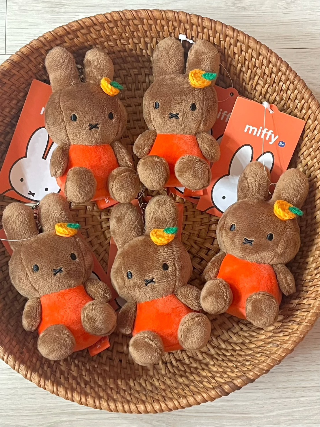 濟州島限定 米菲兔 橘子米飛兔 Miffy 米菲吊飾