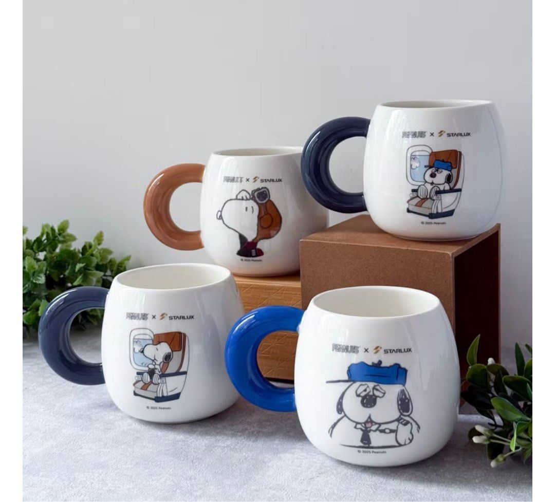 台東院 | snoopy x 星宇航空聯名胖胖陶瓷馬克杯【隨機出貨】