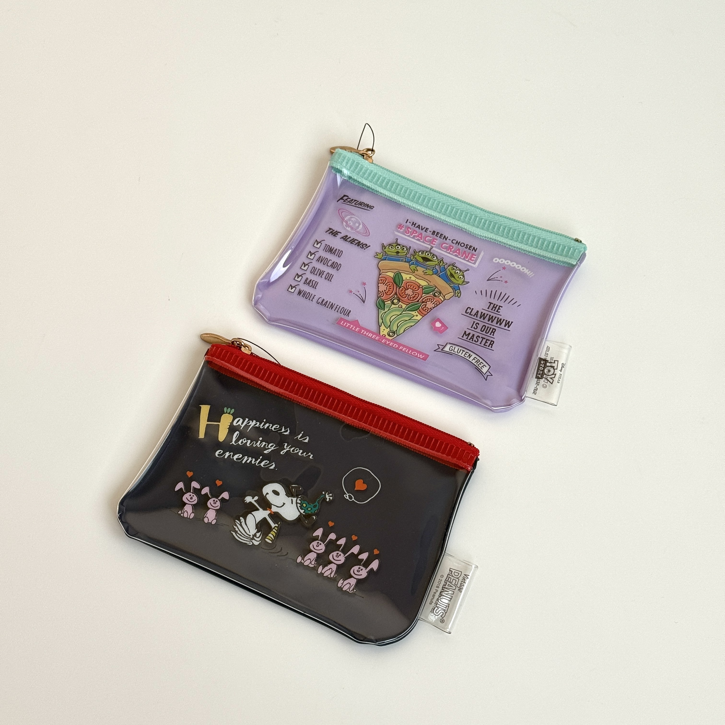 現貨┃日本 迪士尼 皮克斯 玩具總動員 史努比 半透明 零錢袋 小物袋