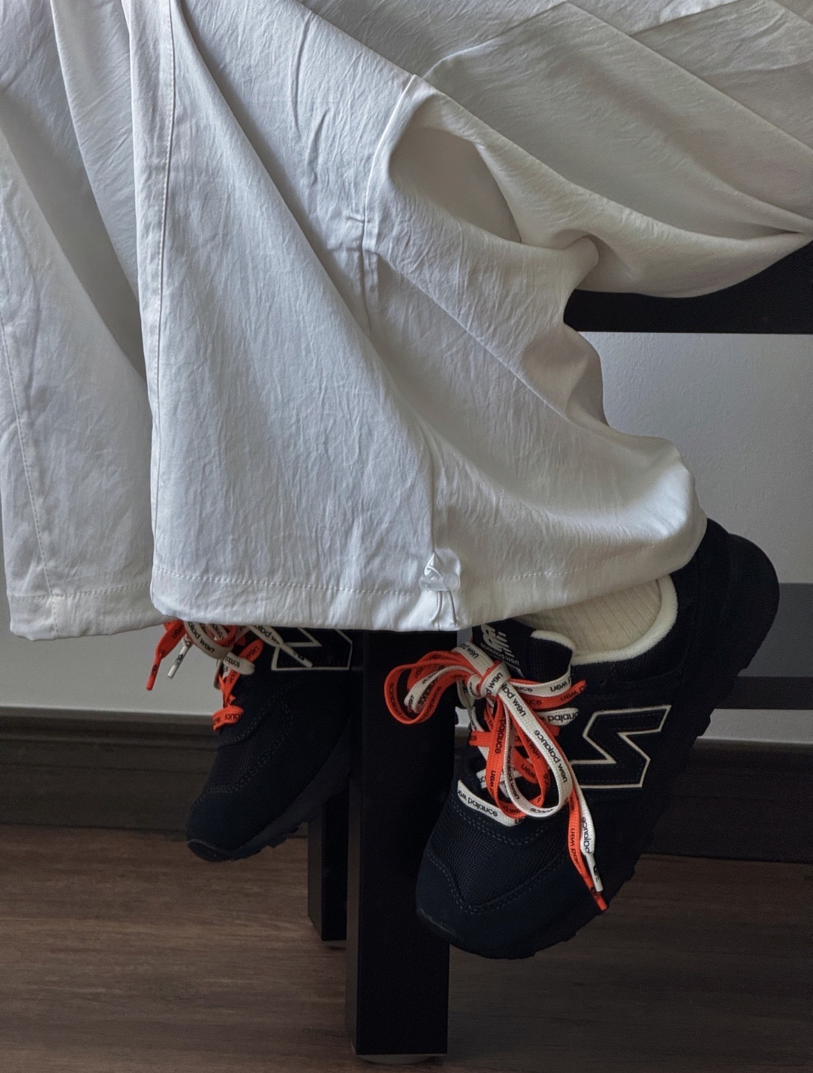 【逢甲 FUZZY】niko and... X New Balance 574 聯名款 全黑 絨面 網布 U574NAB