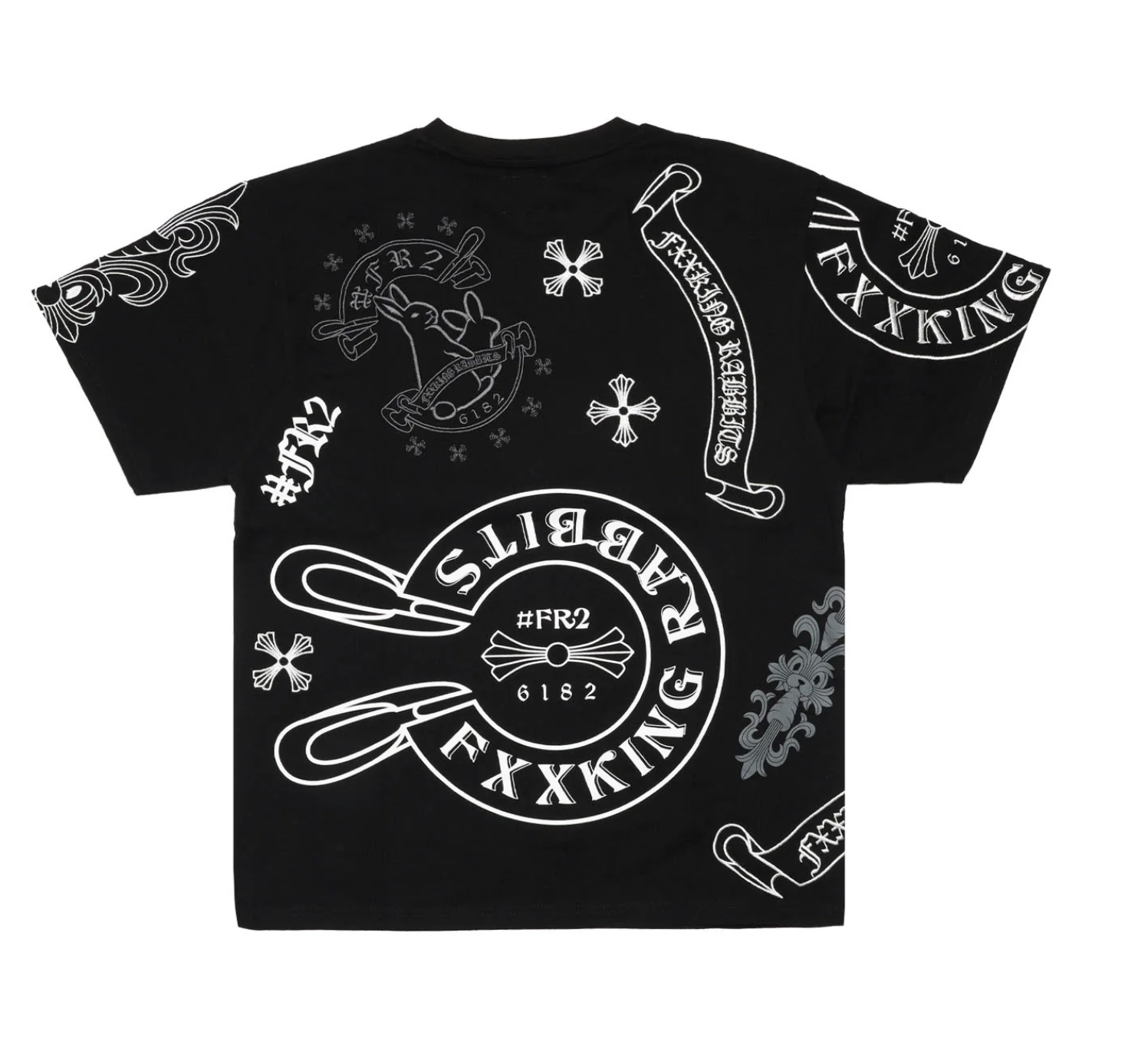 【#FR2】1月連線更新 Cross Rabbits Multi Logo T-shirt