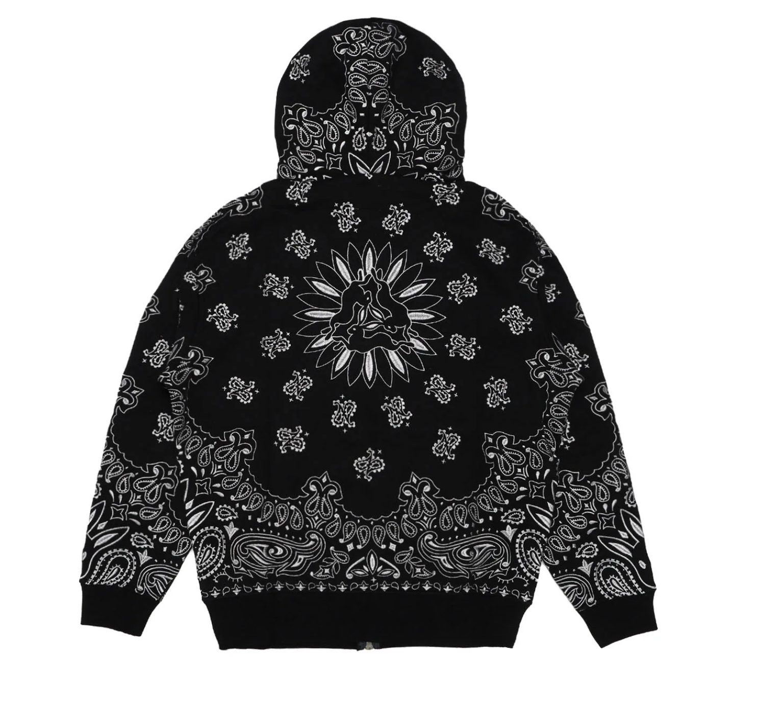 【#FR2】1月連線更新 Embroidery Paisley Zip-up Hoodie