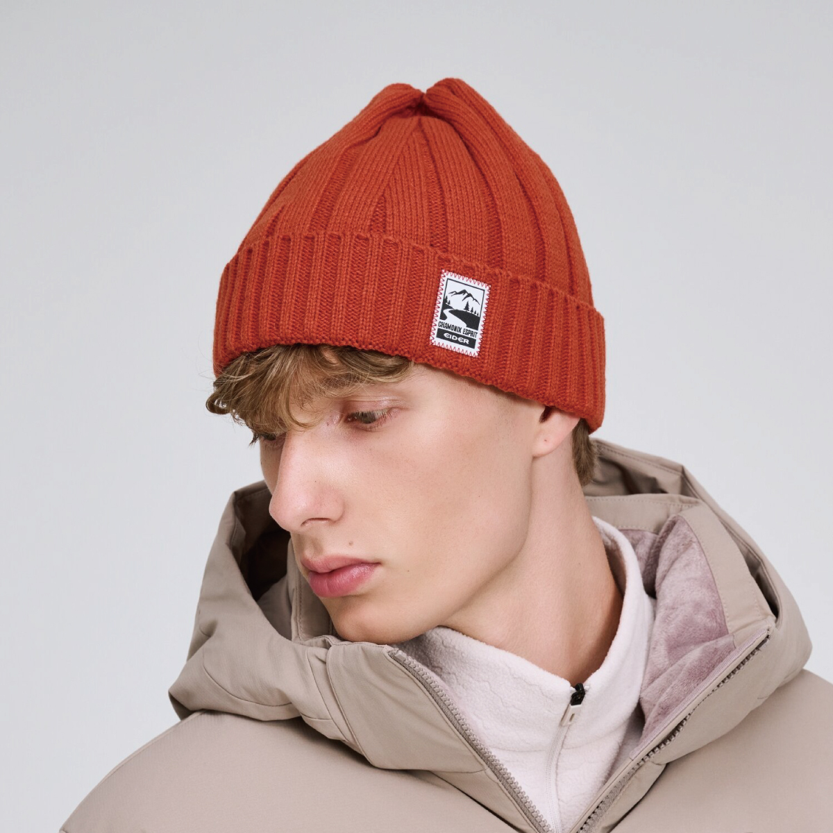 【EIDER】保暖針織毛帽/25EDUW25C45-[綠、橘、黑]