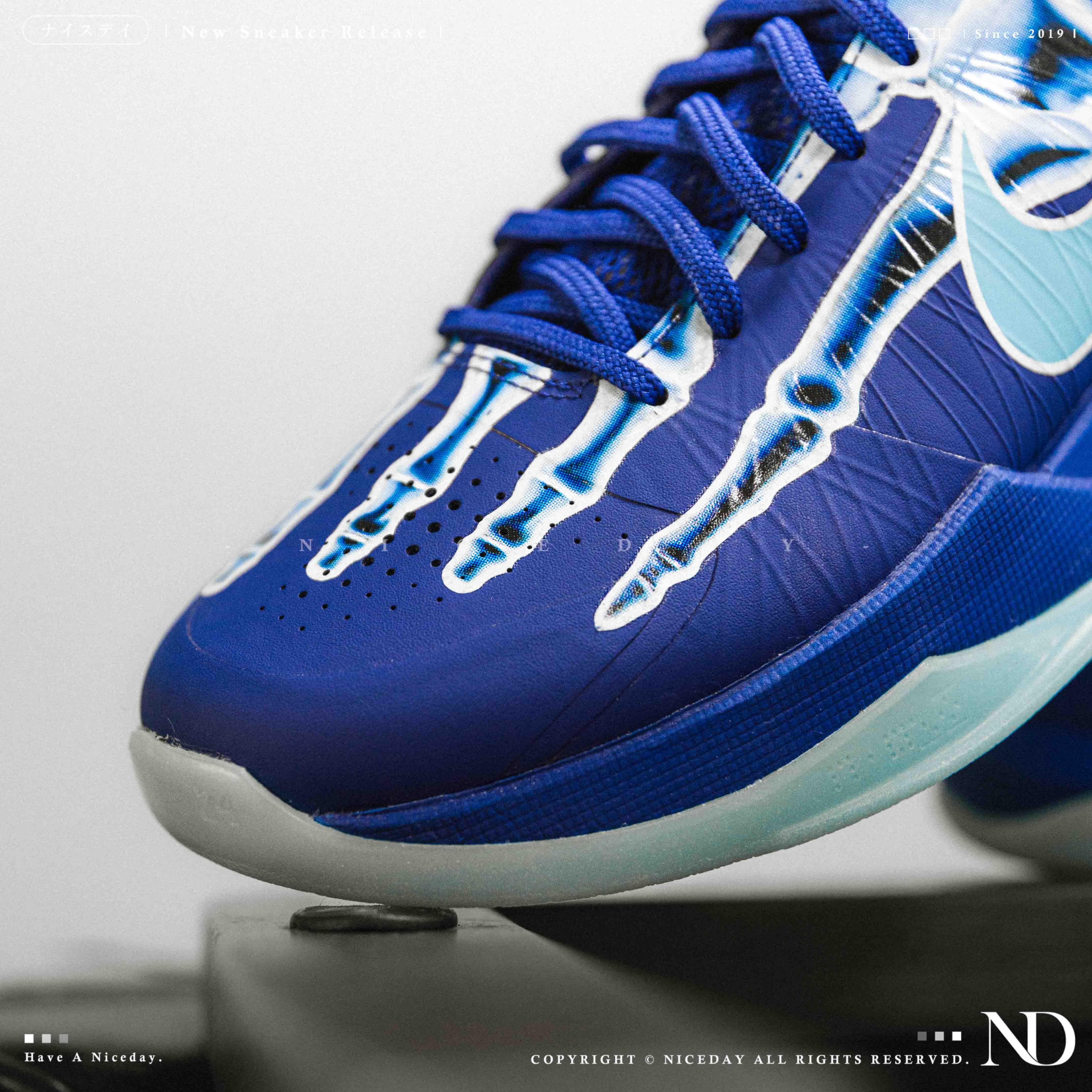 NICEDAY 代購 Nike Kobe 5 X-Ray 萬聖節 夜光 X光骨骼 柯比 5 實戰籃球鞋 HJ4303-400