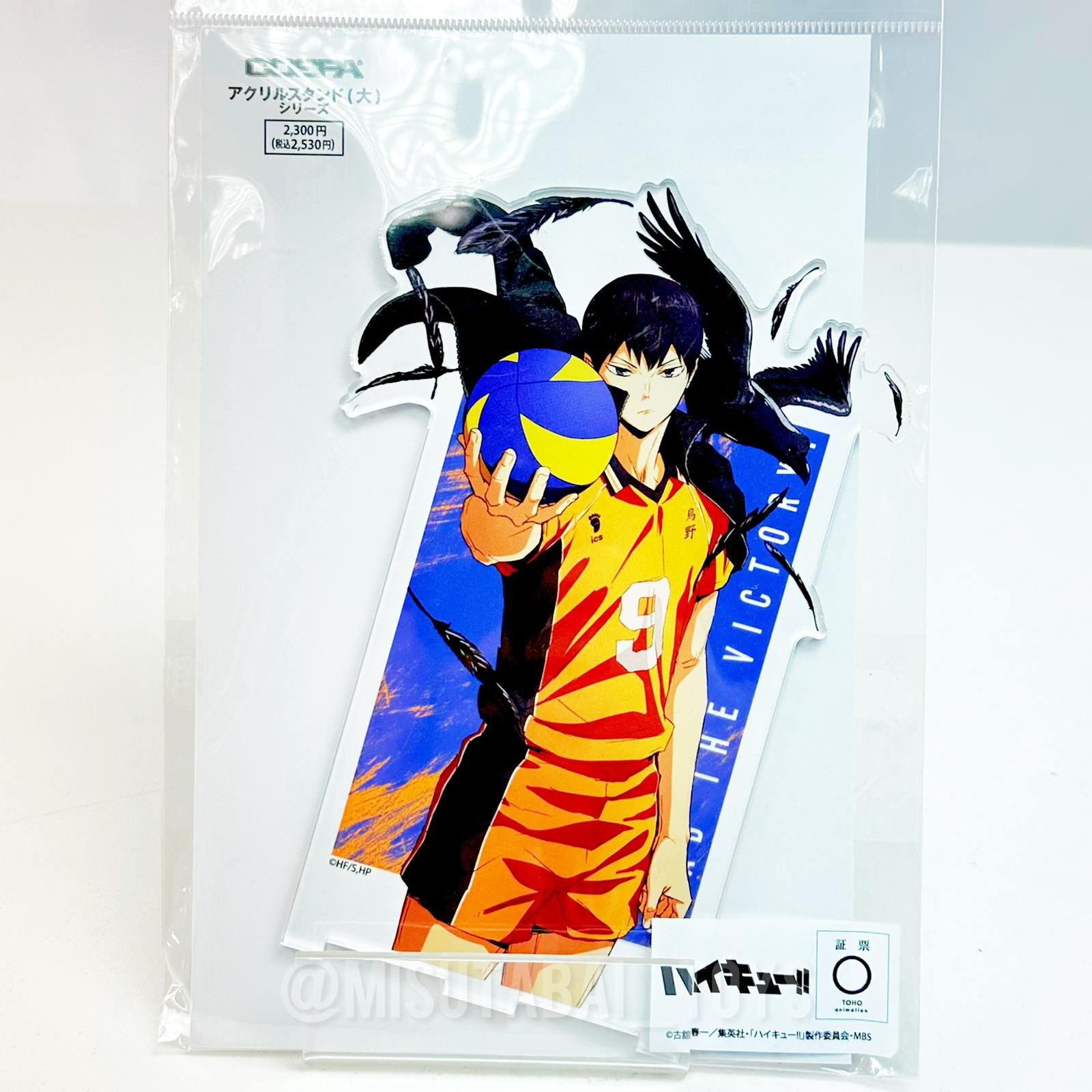 排球少年!! 影山飛雄 亞加力立牌（大）Ver.2.0