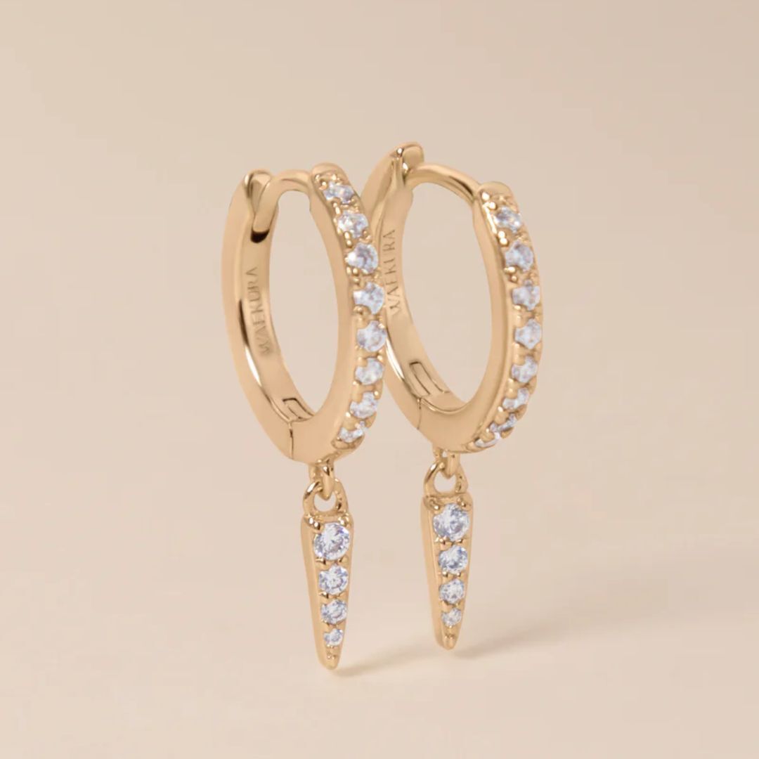 1WK0708-475 [WAEKURA] Mini Earrings Eloi Gold (A-LX-E)