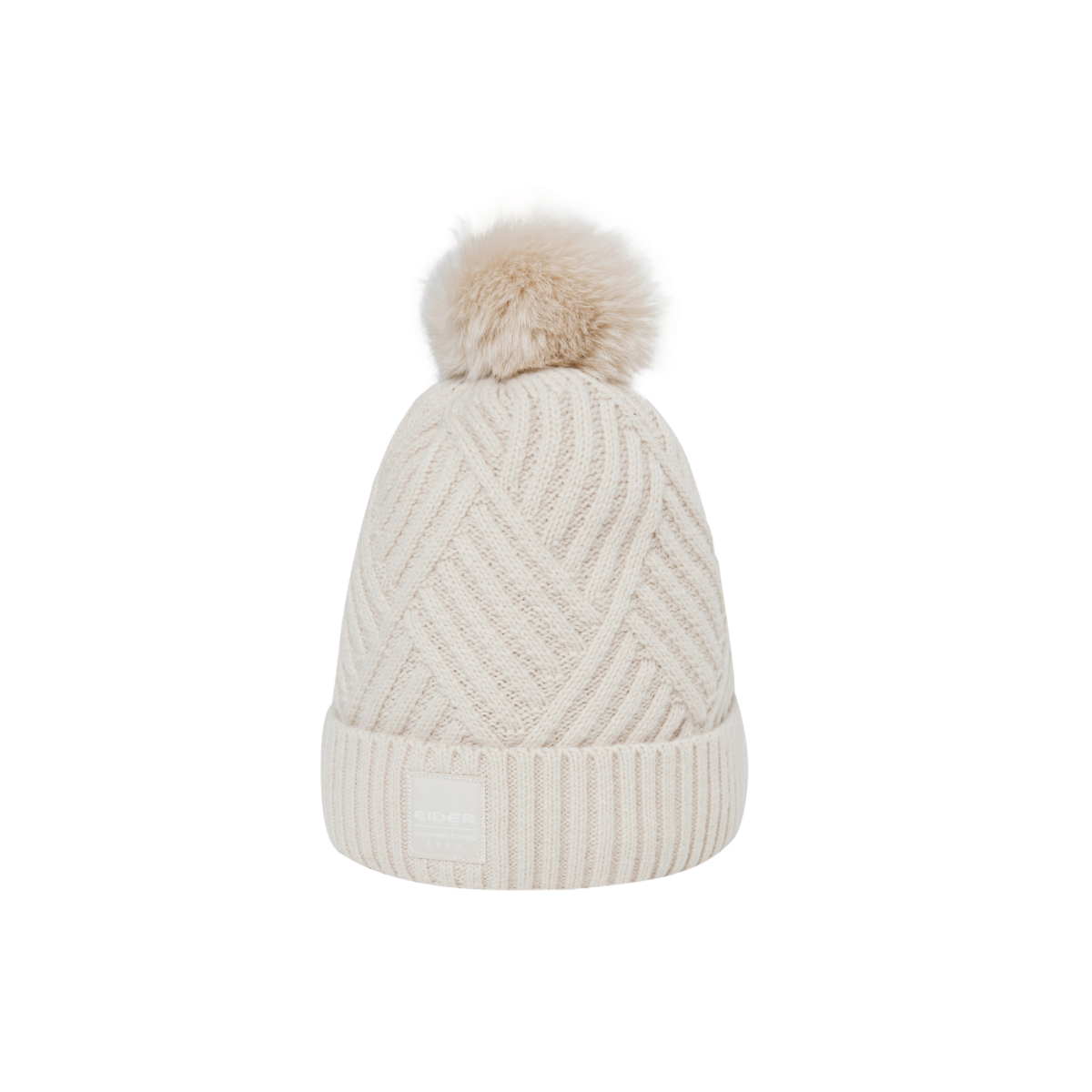 【EIDER】女球球針織毛帽/25EDWW25C50-[淺粉、米黃]