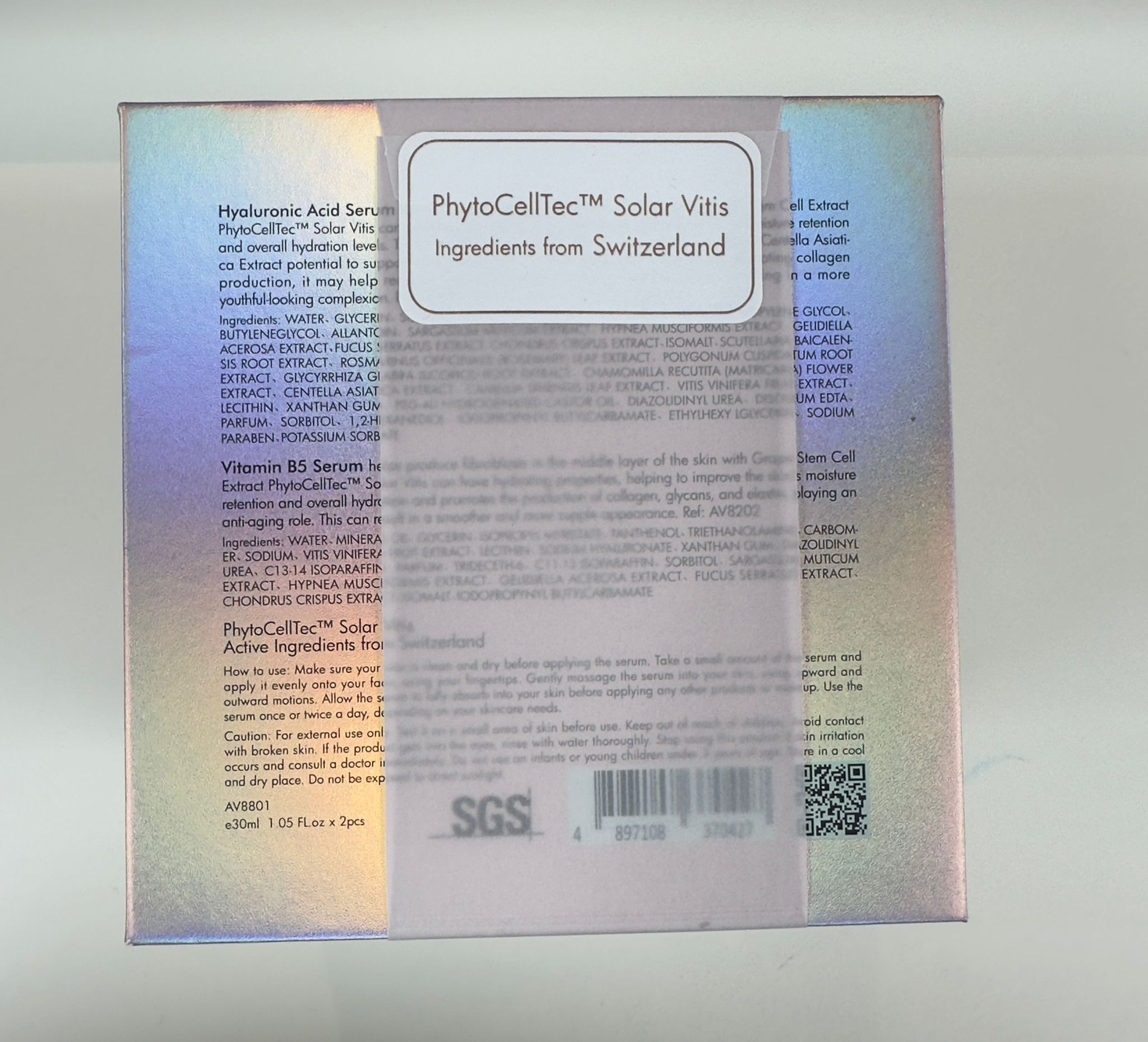 OB061 瑞士AVANTIA PhytoCellTec (Sola Vitis) 粉紅色珍珠禮品裝 EXP: 2028年