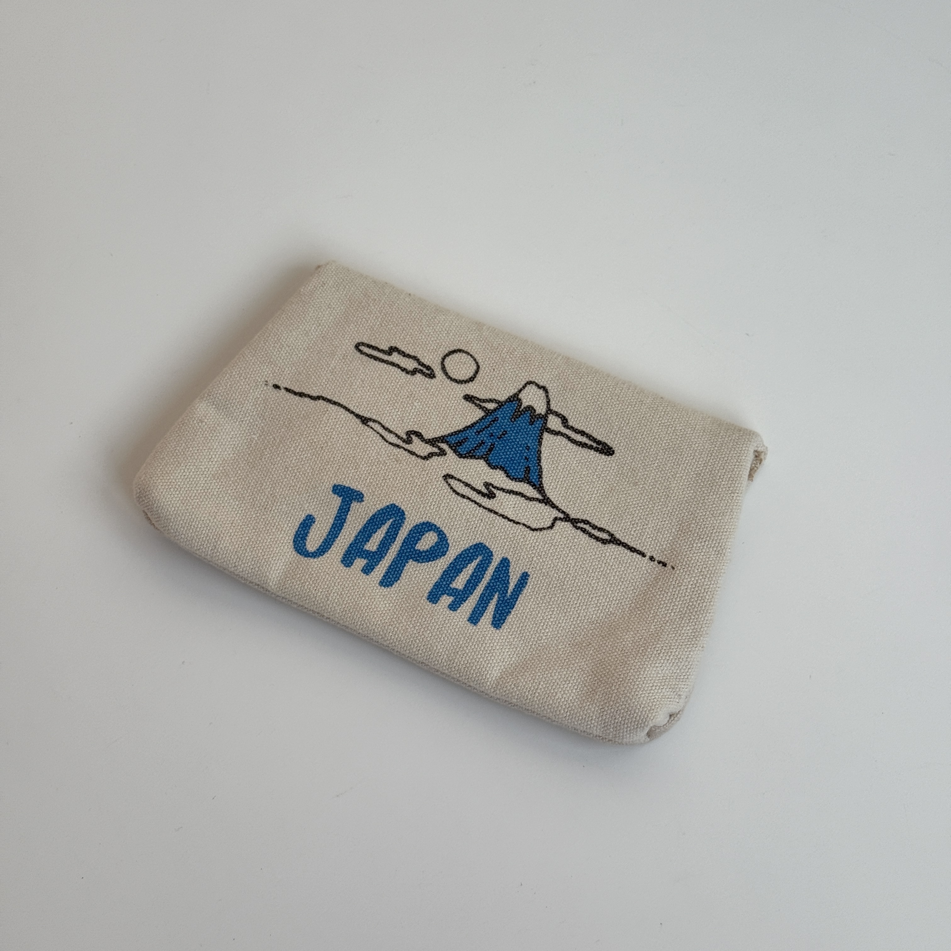 特價現貨┃日本 富士山 棉麻 小物袋 收納袋 化妝包 盥洗包