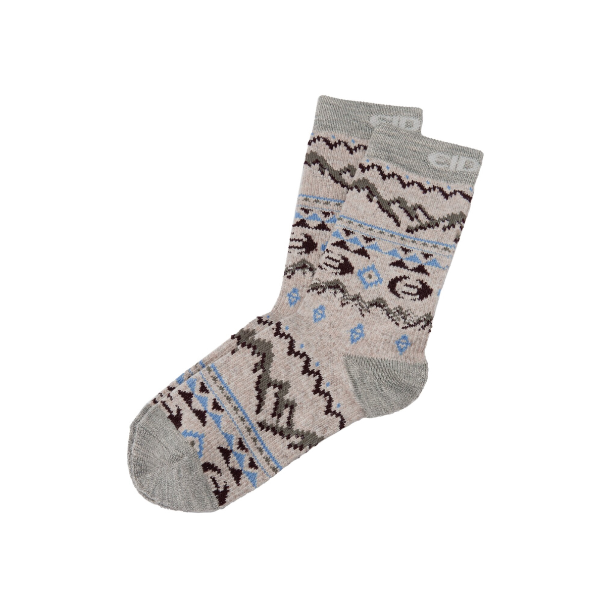 【EIDER】美麗諾羊毛襪/25EDUW25S03-[淺灰、深灰]