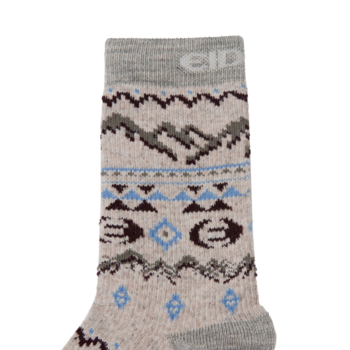 【EIDER】美麗諾羊毛襪/25EDUW25S03-[淺灰、深灰]