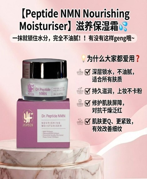 (6046)【多件優惠】Dr Peptide NMN 抗皺天花板保濕霜20ml