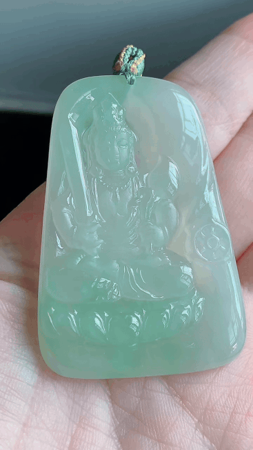 1225745 翡翠冰種虛空藏菩薩