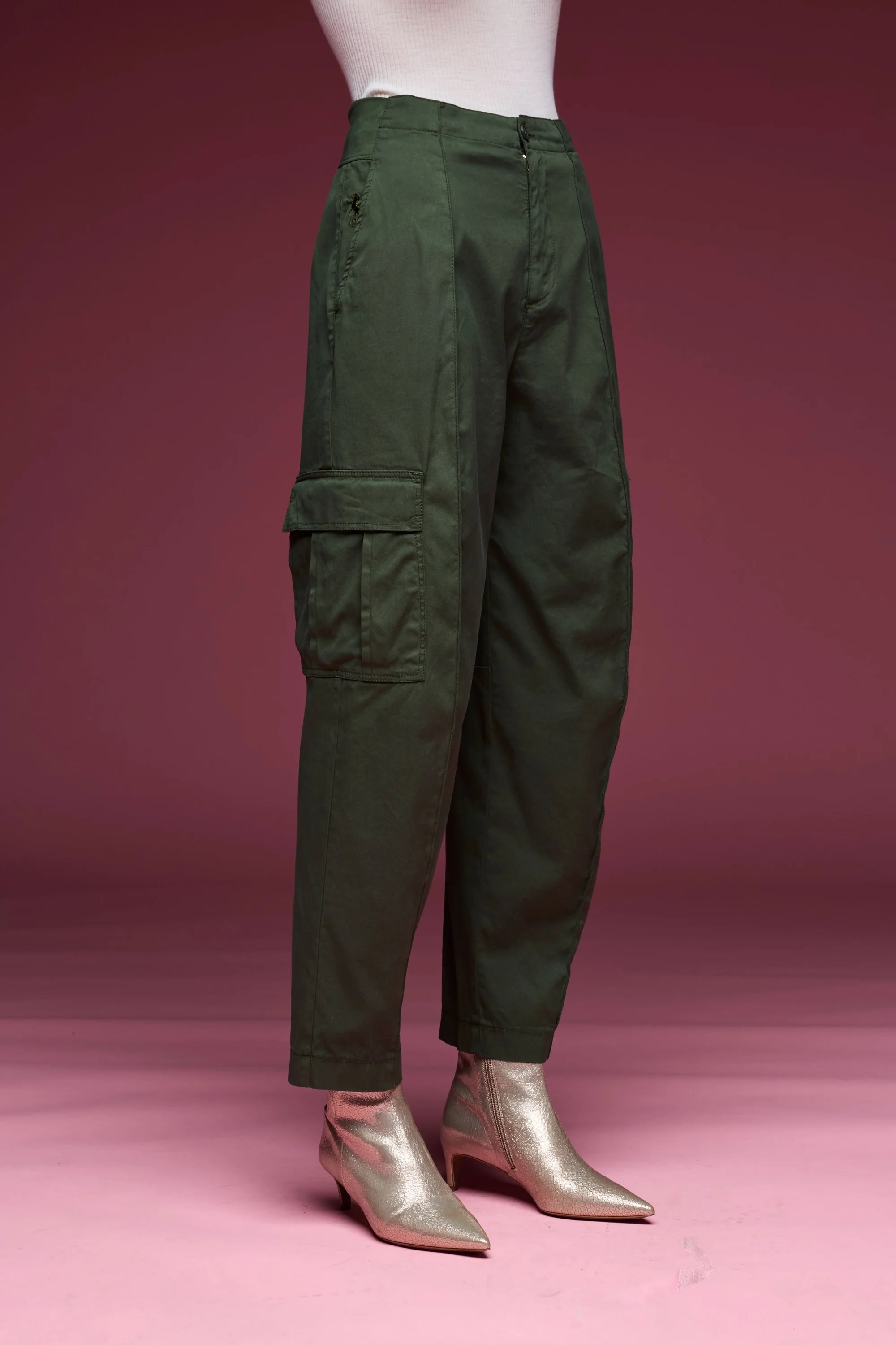 EUROPEAN 雙口袋工裝褲