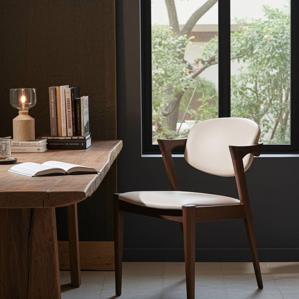 平衡餐椅-帶扶手實木椅推薦-肩背釋壓居家辦公-HOYI好寓