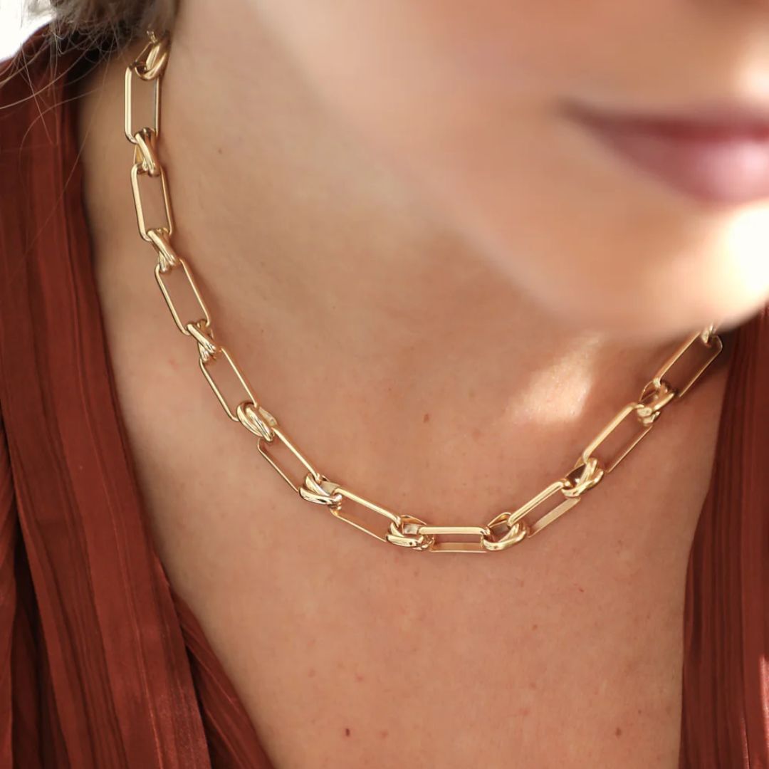 1WK0708-479 [WAEKURA] Necklace Lauren Gold (A-LX-E)