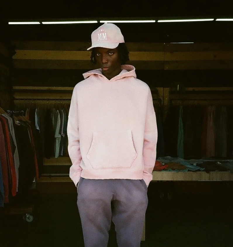 [現貨] MOOJIMOOJI OVERSIZED CROP HOODIE  | AGED MAUVE