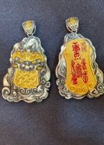 0105LH70-龍虎山DM-饕鬄五雷符吊墜（A70)