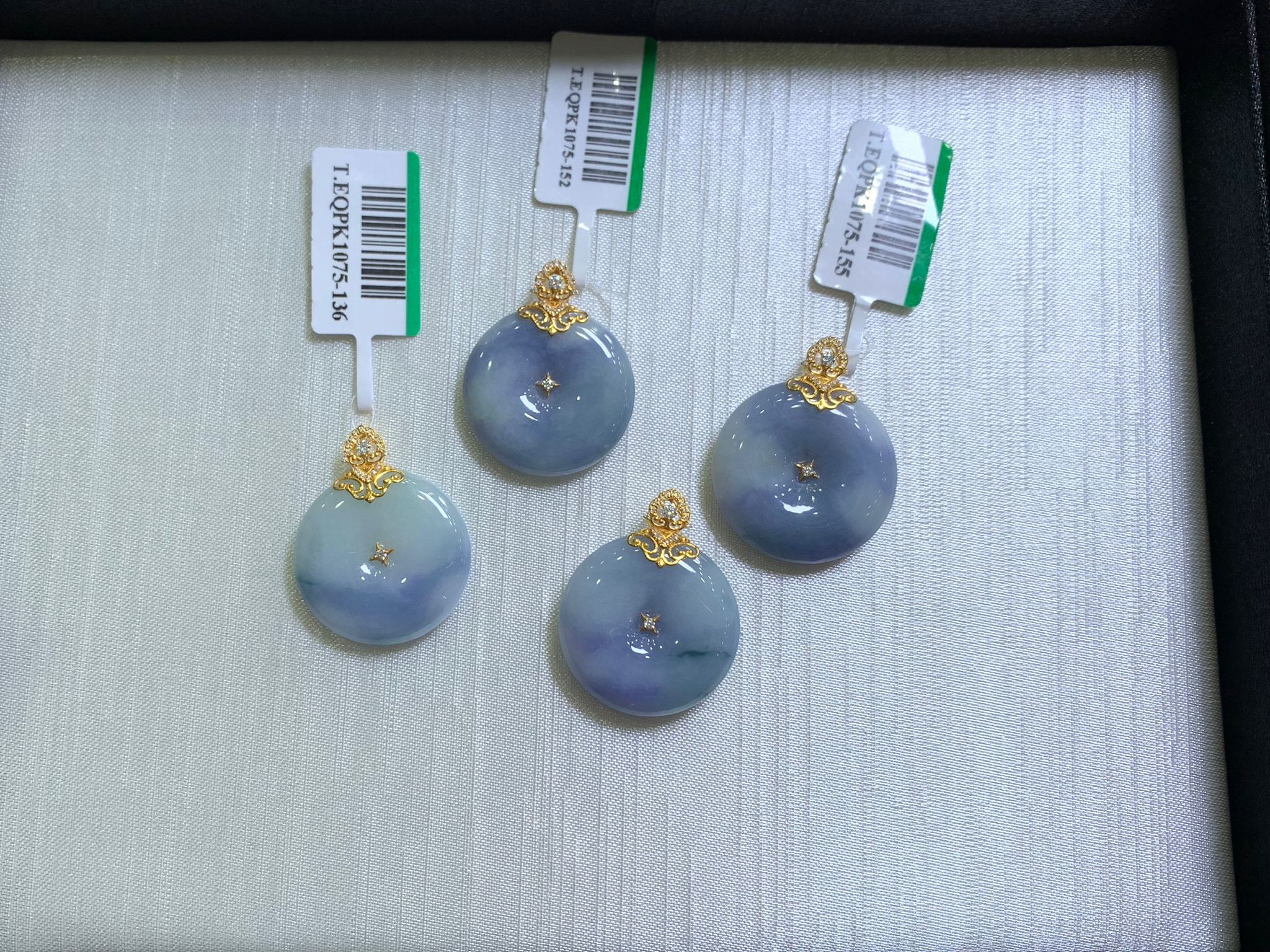 【直播】LL010508 翡翠幻紫平安扣 (BR181)