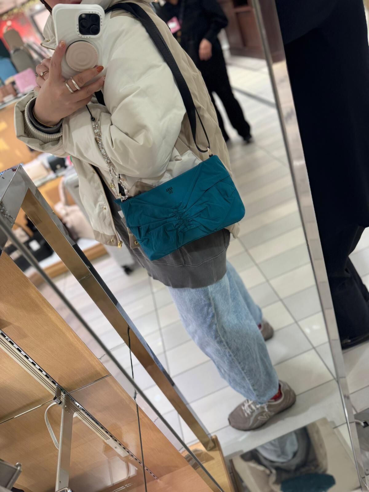 260105 Anna Sui 藍綠色手袋