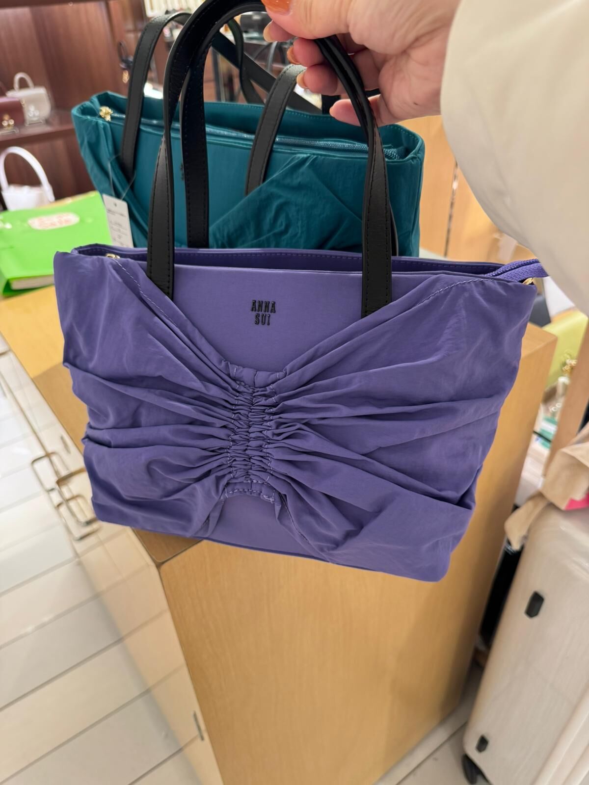 260105 Anna Sui 紫色手挽袋