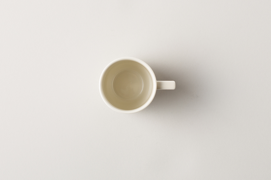 BARBAR(馬場商店)-HASAMI 積木馬克大杯 白