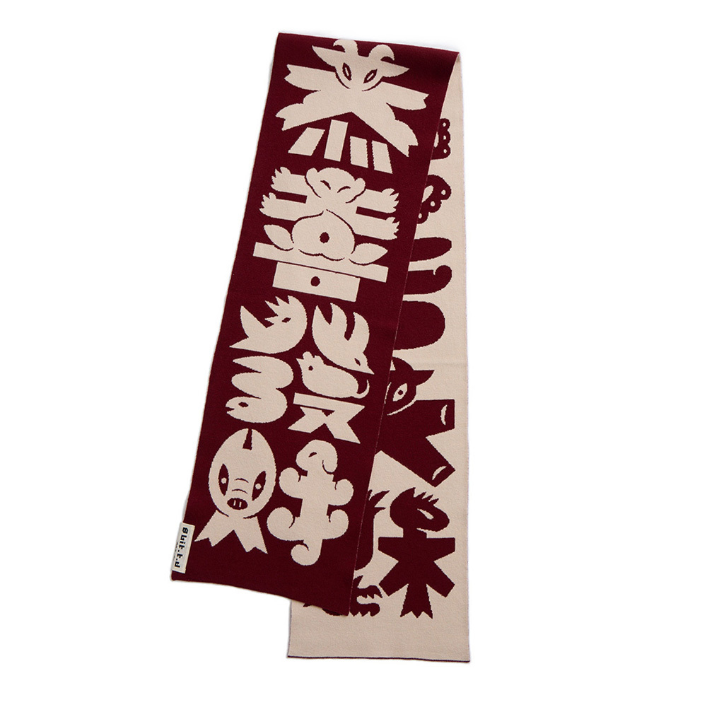 [Yu Miyama] 恭喜發財大吉大利 Wishing you prosperity and wealth! Scarf Red and White