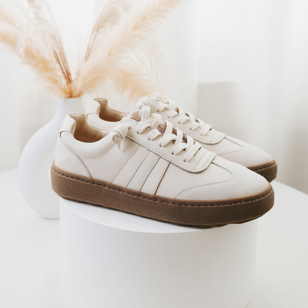 真皮厚底 德訓餅乾鞋