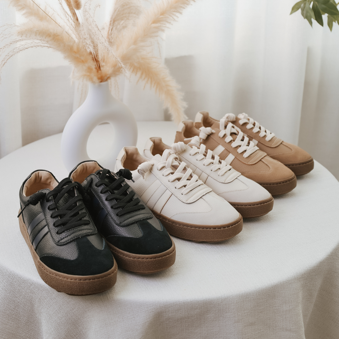 真皮厚底 德訓餅乾鞋