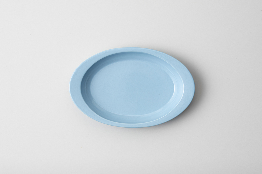 BARBAR(馬場商店)-HASAMI 橢圓盤 淺藍