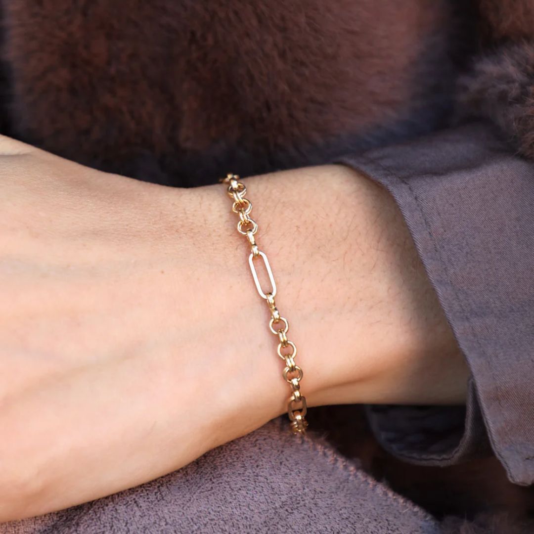 1WK0708-484 [WAEKURA] Bracelet Edith Gold (A-LX-E)