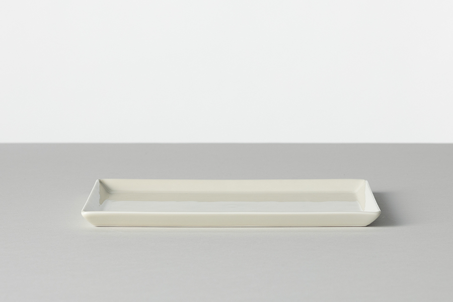 BARBAR(馬場商店)-HASAMI 方形盤 白