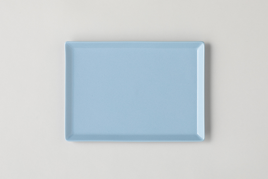 BARBAR(馬場商店)-HASAMI 方形盤 淺藍