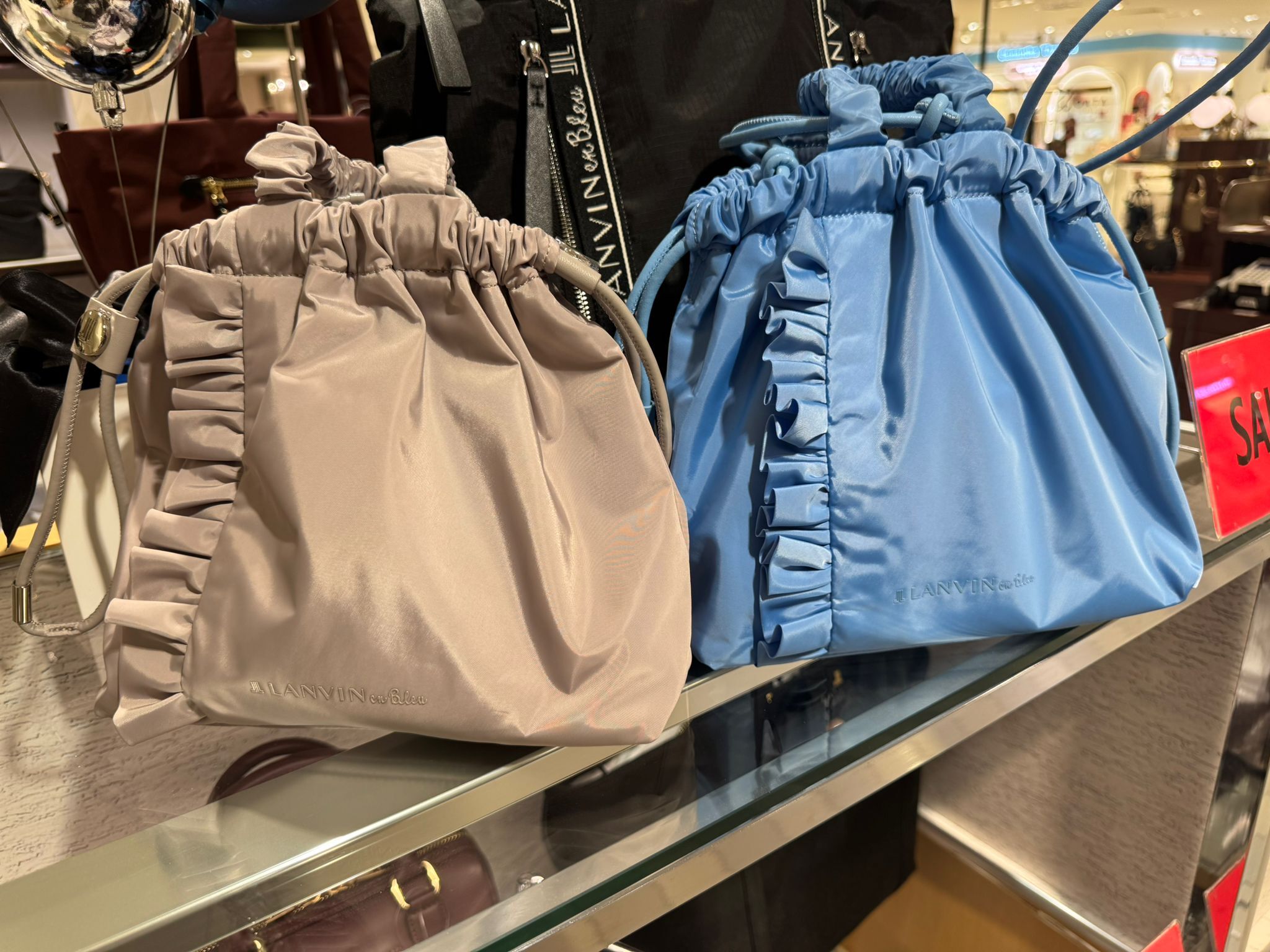 260105 Lanvin 花邊手袋(有長帶)