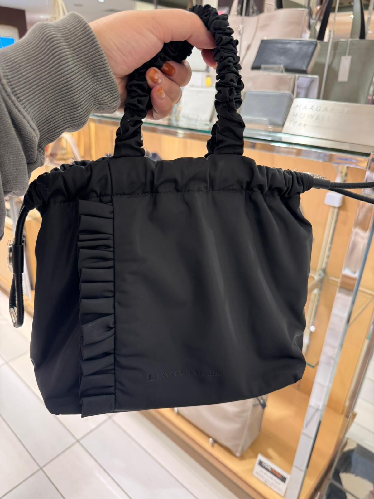 260105 Lanvin 花邊手袋(有長帶)