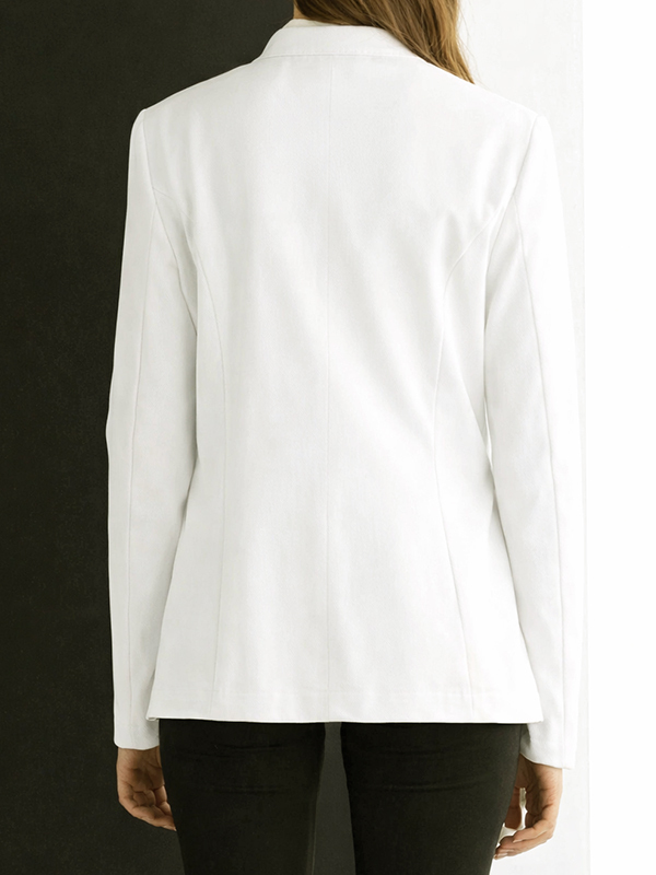 EUROPEAN 立領排扣西裝(杏)