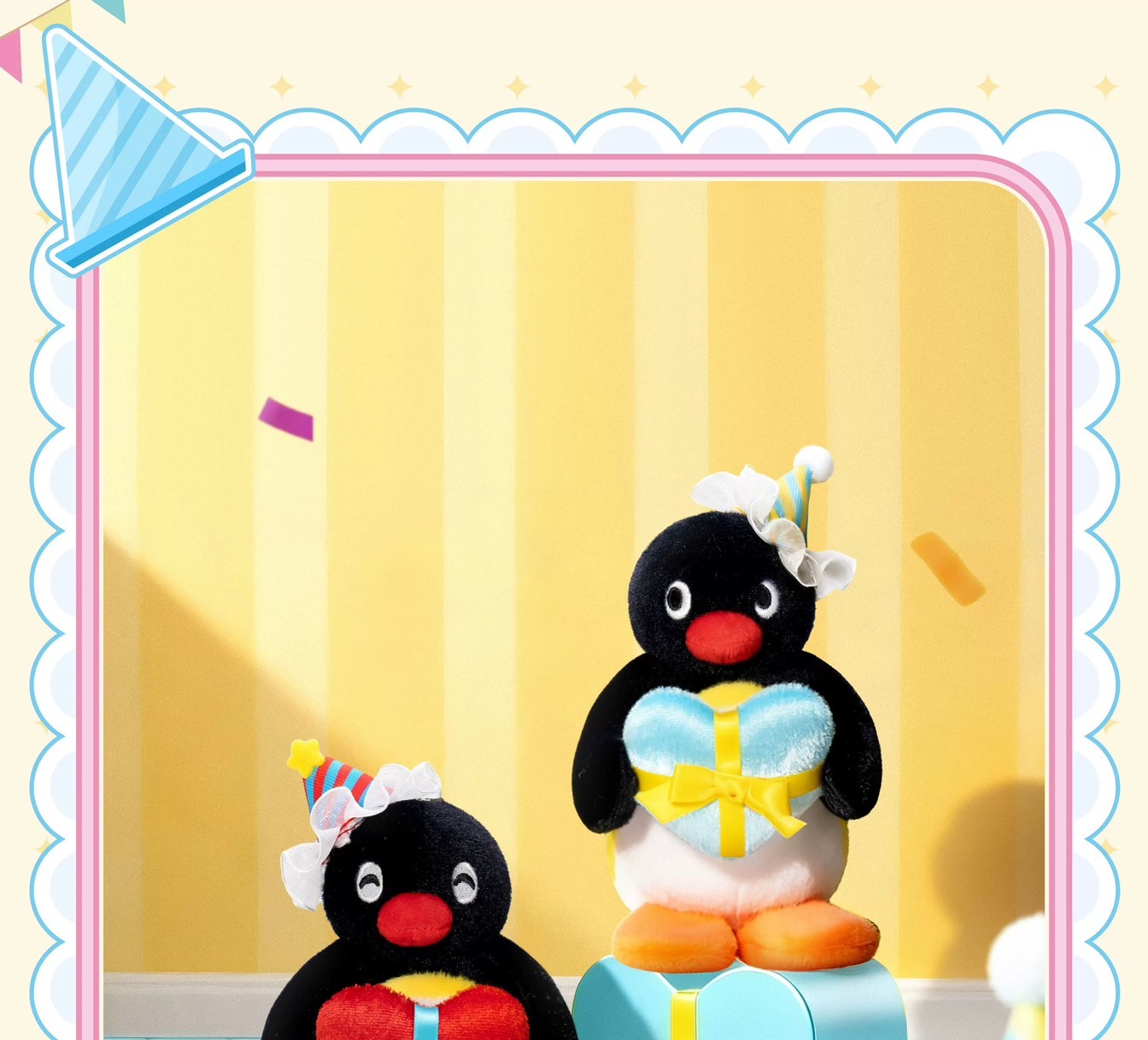 【Pingu】祝福禮物系列吊飾