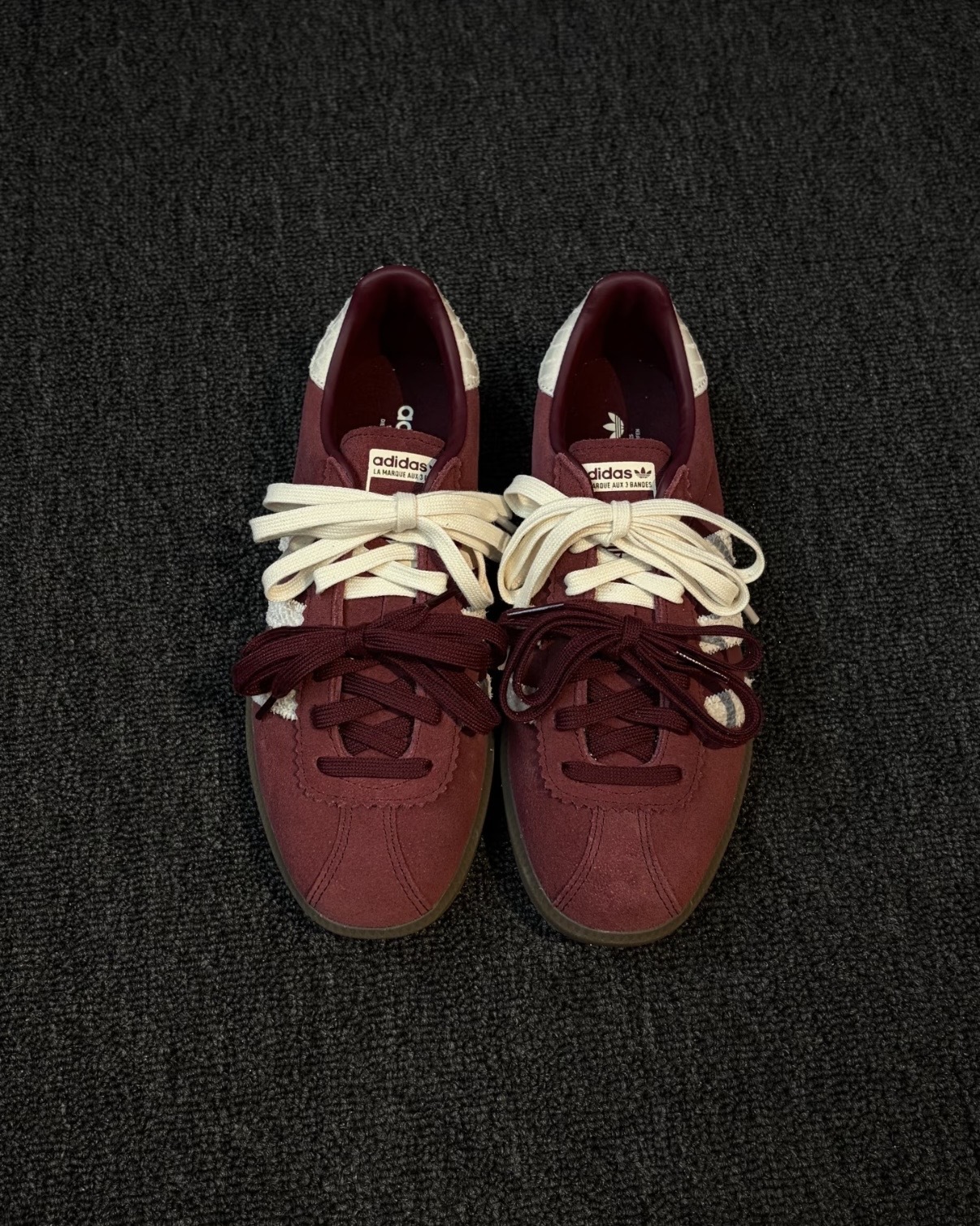 ADIDAS BERMUDA 胭脂紅 霧霾紅 焦糖底 復古裂紋 女鞋 IH4183 / 預購