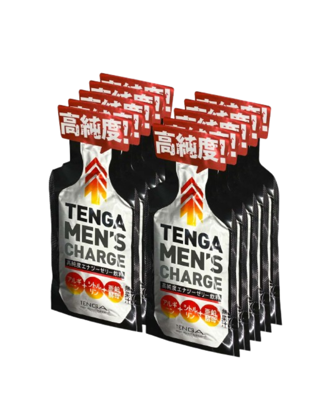 TENGA MEN'S CHARGE Concentrated Energy Jelly Drinks x 10