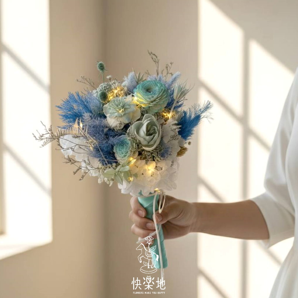 拾光花季 I 捧花 I 永生花 ‧ 不凋花  PF251239