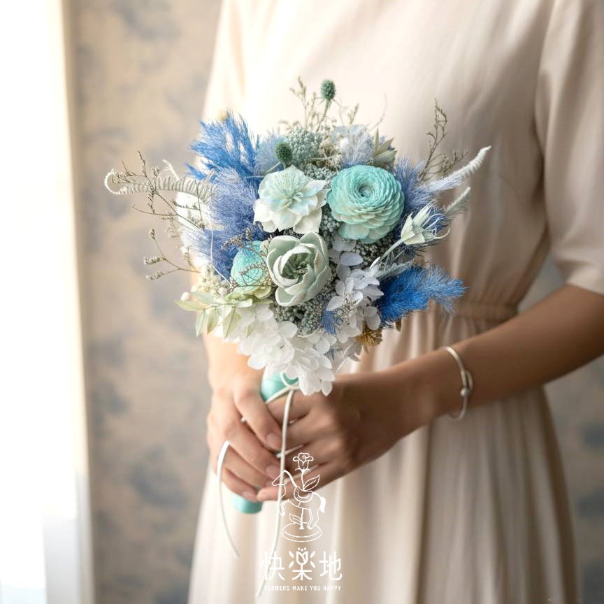 拾光花季 I 捧花 I 永生花 ‧ 不凋花  PF251239